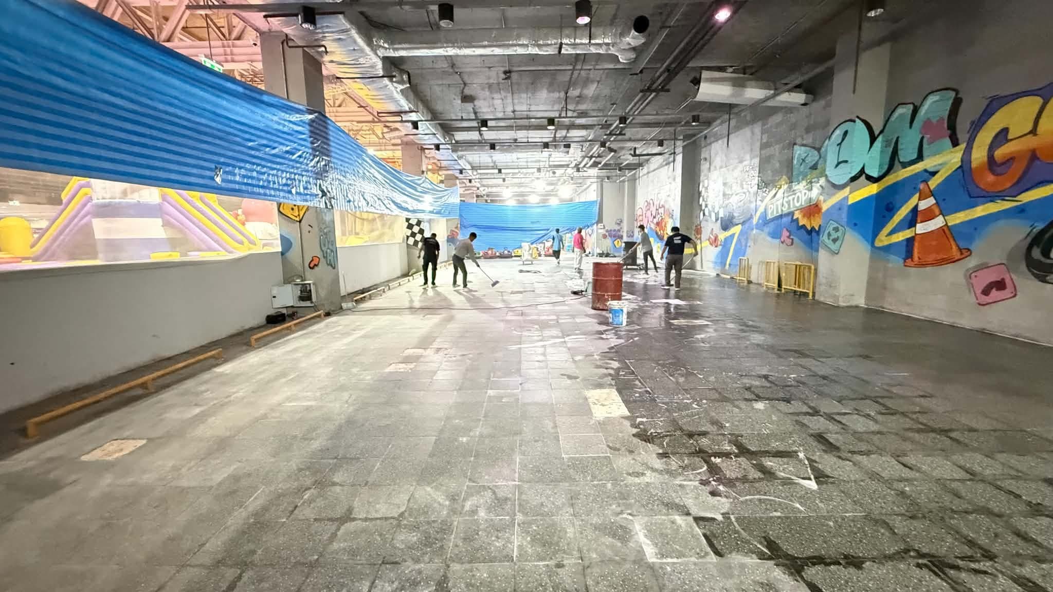 งาน Big Cleaning พื้นที่เชิงพาณิชย์ หาดใหญ่